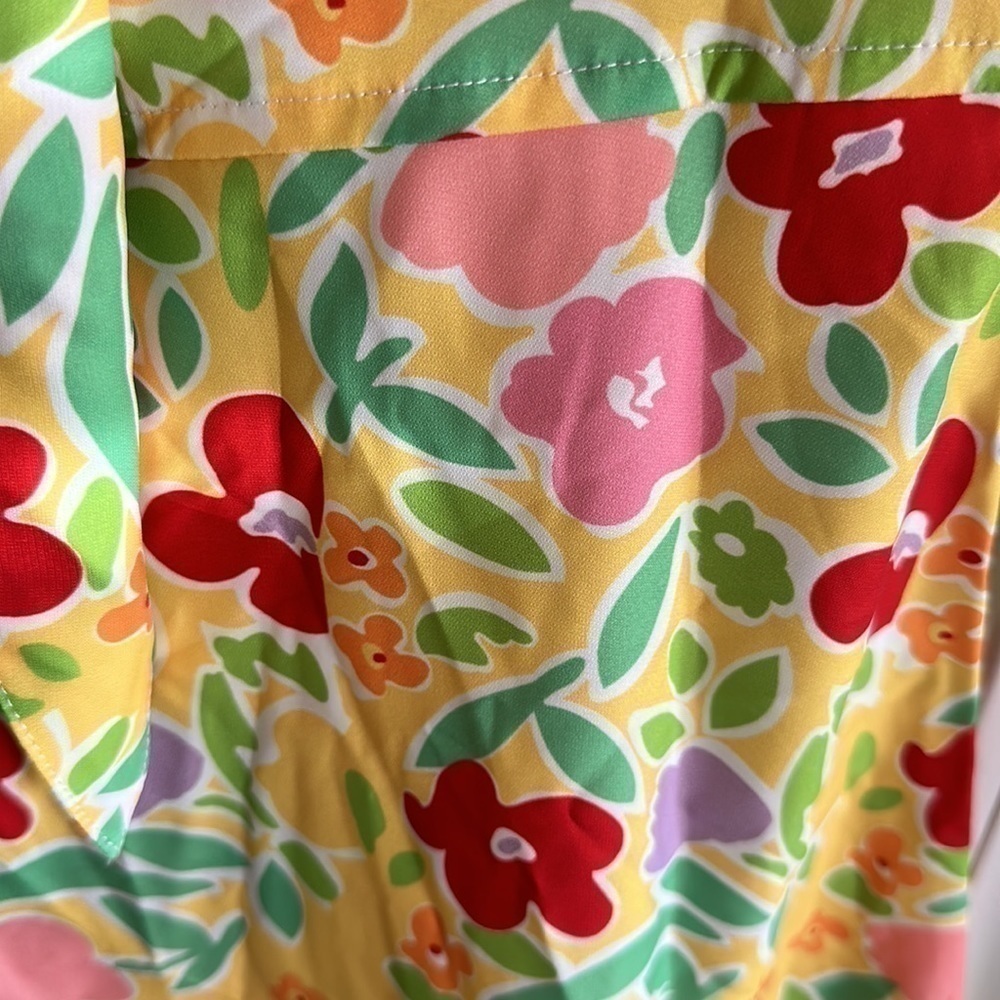 Cider Floral Knot Front Mini Dress - Picture 5 of 11